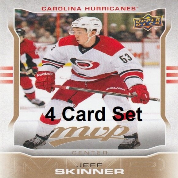Jeff Skinner (Carolina Hurricanes) - Lot Of 4 Hockey Cards - Picture 1 of 5